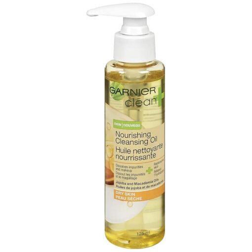 Garnier Clean+ Nourishing Cleansing Oil For Dry Skin, 4.2 Fluid Ounces