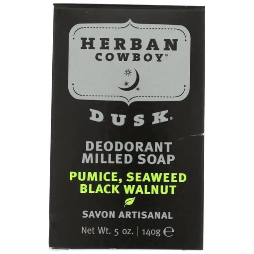 Herban Cowboy Milled Bar Soap Men 's Soap, Dusk ( 1 Pack )