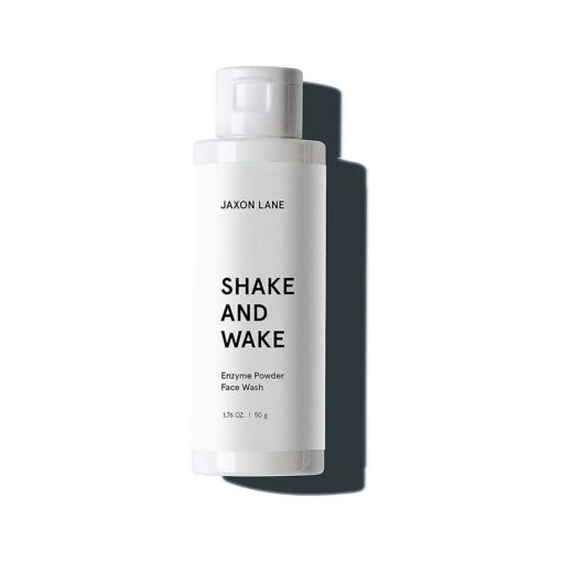 JAXON LANE SHAKE AND WAKE Exfoliating Powder Face Wash w/Papaya Enzymes Powder, Aloe Vera, Vitamin C, Vitamin E, Niacinamide Serum, AHA | Anti Aging Deep Pore Cleanser & Acne Face Wash ( 4 Bottles )