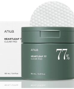 ANUA Heartleaf 77 Toner Pad 70 Sheets, PHA Dead Skin Care Low pH Daily Toner Pad exfoliating