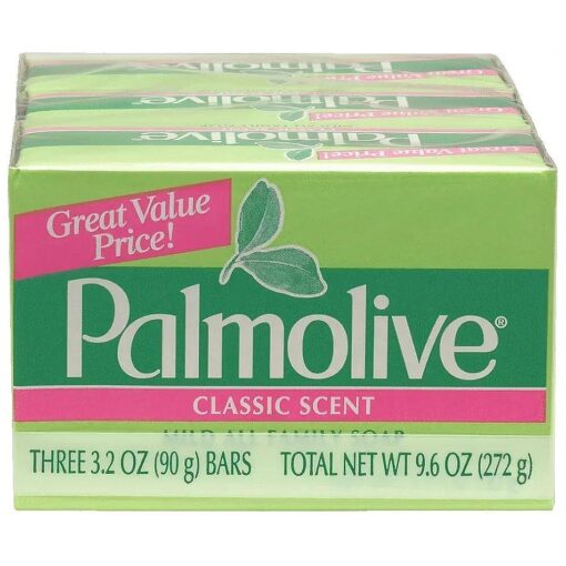 Palmolive Bath Bar Soap, 3.2 oz .. Bars, 3-Count