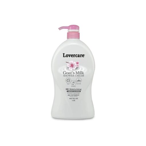 Lover 's Care Goat 's Milk Moisturizing Body Wash Milk Shower Cream Royal Cherry Blossom 40.7 Fl.Oz - Single ...