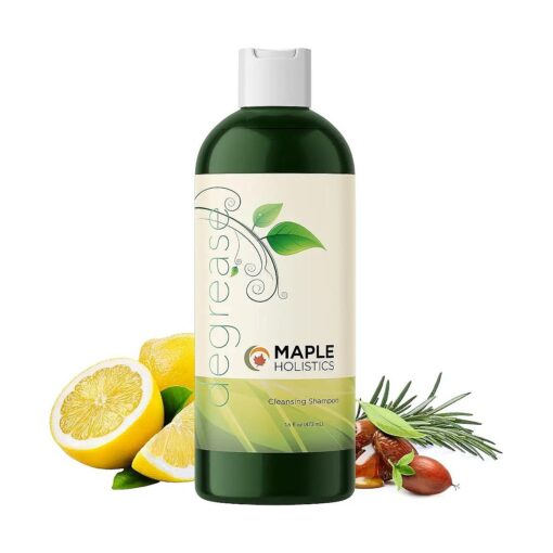 Oily Hair Shampoo for Greasy Hair - Clarifying Shampoo for Oily Hair and Dry Scalp Cleanser for Build Up - Deep Cleansing Shampoo for Oily Scalp Toner with Purifying Essential Oils for Hair Care