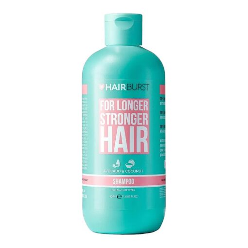 HAIRBURST Hair Growth Shampoo For Woman - Reduces Hair Loss - Strengthens Existing Hair Growth - Contains No SLS and Parabens - Scented Coconut and Avocado Aroma - New Bigger Bottles 350ml