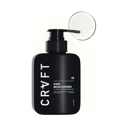 CRVFT Daily Leave in Conditioner For Men [ OIL ] | Men 's Hair Moisturizer | Hair Oil For Men | For Dry and Damaged Hair ( Thick, Curly, Frizzy, Long, & More ) | Scented | ( 3oz ) AM