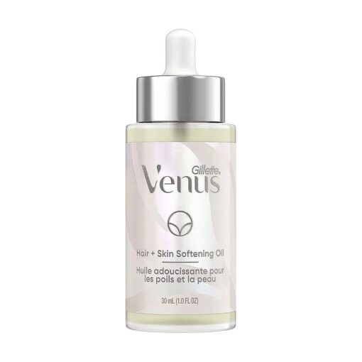 Gillette Venus for-Pubic-Hair and Skin, Softening Oil, 1 oz