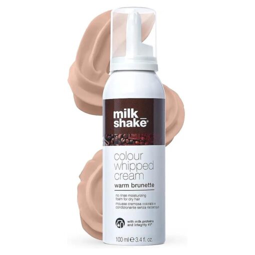 milk_shake Color Whipped Cream Leave In Coloring Conditioner - Provides Temporary Hair Color Tone, Warm Brunette