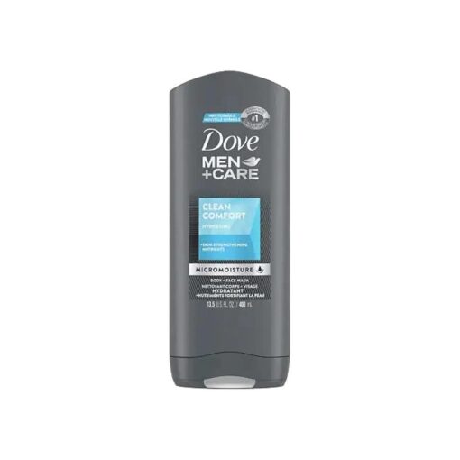 Dove Men + Care Body & Face Wash, Clean Comfort 13.50 Oz ( Pack Of 3 ), 2.16 Lb