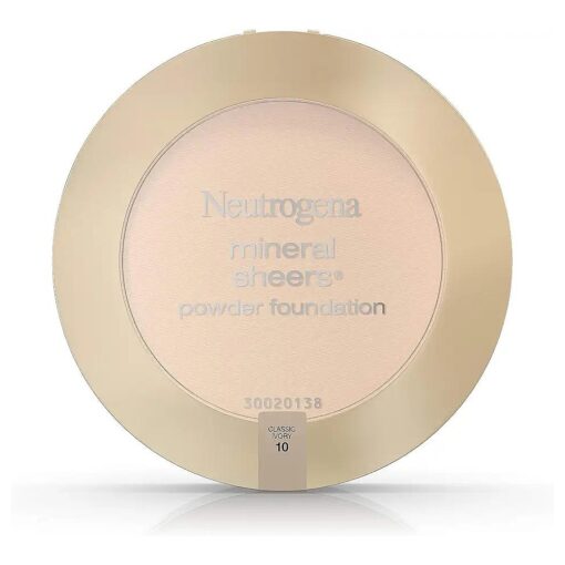 Neutrogena Mineral Sheers Powder Foundation, Classic Ivory 10, 0.34 Ounce