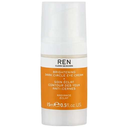 REN Clean Skincare Radiance Brightening Dark Circle Eye Cream - Lightweight & Hydrating, Helps to Even Skin Tone, Lifts & Improves the Appearance of Firmness, Suitable for Sensitive Skin