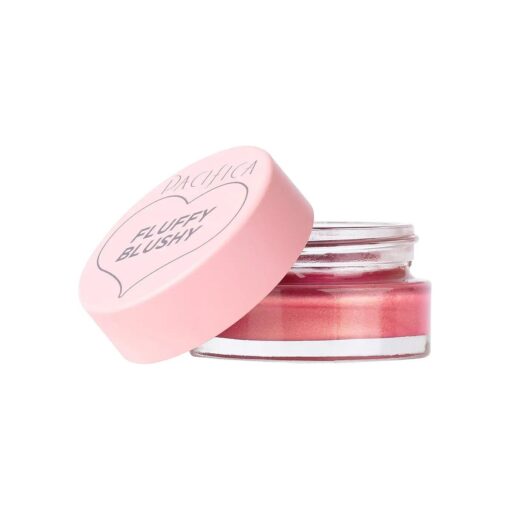 Pacifica Beauty | Fluffy Blushy Cream Blush for Cheeks + Lips | Creamy, Lightweight, Versatile, Easy-To-Use Formula | Hydrating Vegan Collagen | Pigmented Buildable Coverage | Vegan + Cruelty Free