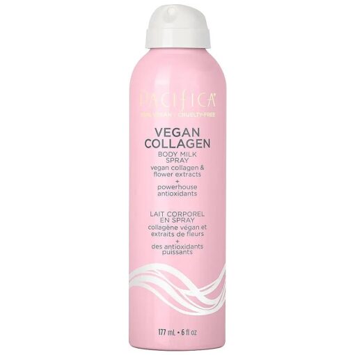 Beauty, Vegan Collagen Body Milk Spray, Hydrating, Nourishing, Moisturizer, Fast-Absorbing Lotion for Dry Skin, Light Floral Scent, Non-Aerosol, Paraben Free, Vegan + Cruelty Free