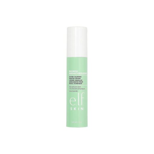 e.l.f, SKIN Blemish Breakthrough Calming Water Cream, Lightweight Blemish-Fighting Face Moisturiser, Prevents New Blemishes & Calms Skin