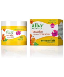 Alba Botanica Hawaiian Oil Free Moisturizer, Refining Aloe & Green Tea, 3 Oz