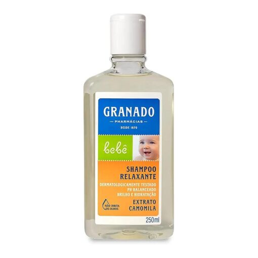 Granado - Linha Bebe ( Camomila ) - Shampoo Relaxante 250 Ml - ( Baby ( Chamomile ) Collection - Relaxing Shampoo 8.45 Fl Oz )