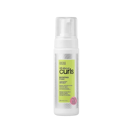 All About Curls Boosting Foam | Lightweight Definition Hold | Volumizing Extra Fullness & Body | All Curly Hair Types