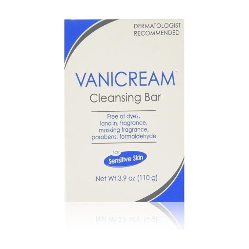 Vanicream Cleansing Bar 3.9 oz For Sensitive Skin, Pack of 4