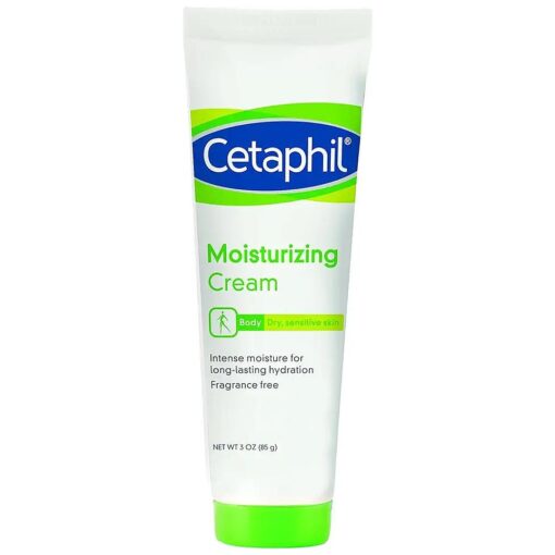 Cetaphil Moisturizing Cream, Fragrance Free, 3 Ounce ( Pack of 3 ) ( Packaging May Vary )