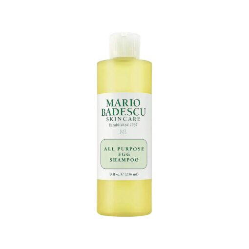 Mario Badescu All Purpose Egg Shampoo for All Hair and Skin Types | Shampoo and Body Wash that Cleanses and Nourishes |Formulated with Egg White Proteins