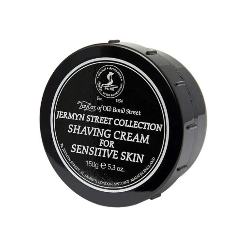 Taylor of Old Bond Street Jermyn Street Luxury Shaving Cream for Sensitive Skin, 5.3-Ounce 01014