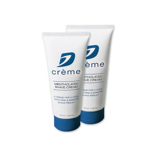 DORCO D Creme Mentholated Shaving Cream - for a Smooth and Soothing Shave ( 2 Pack )