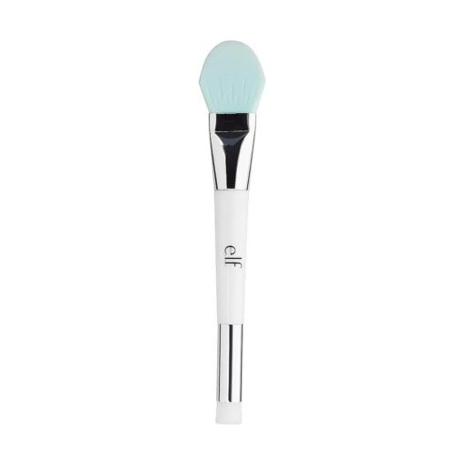 e.l.f., Pore Refining Brush and Mask Tool, Silicone Spatula, Gentle, Versatile, Applies Foundation Mess-Free, Removes Dirt and Makeup, Blends, Easy To Clean