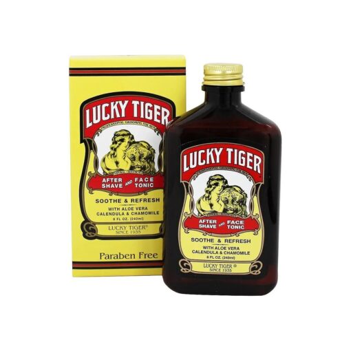 Lucky Tiger After Shave & Face Tonic 8 oz .