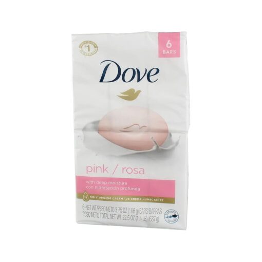 Dove Beauty Bar Pink 4 oz, 6 Bar