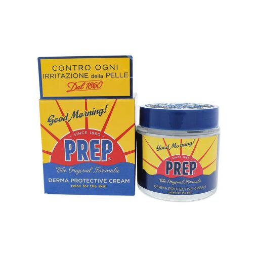 PREP : Derma Protective Cream, Paraben Free 2.53 Fluid Ounce ( 75ml ) Jar [ Italian Import ]