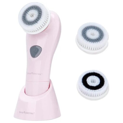 LILYA 2 Speed Sonic Deep Facial Brush Cleansing System, Exfoliator, Microdermabrasion Brush, Pore Minimizer, Acne Scar Treatment, Dark Spot Corrector, Blackhead Remover-NO SPIN