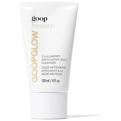 goop Beauty Exfoliating Jelly Cleanser | Face Wash to Cleanse, Smooth, & Brighten Skin | Light Citrusy-Vetiver Scent | 4 fl oz | Paraben and Silicone Free