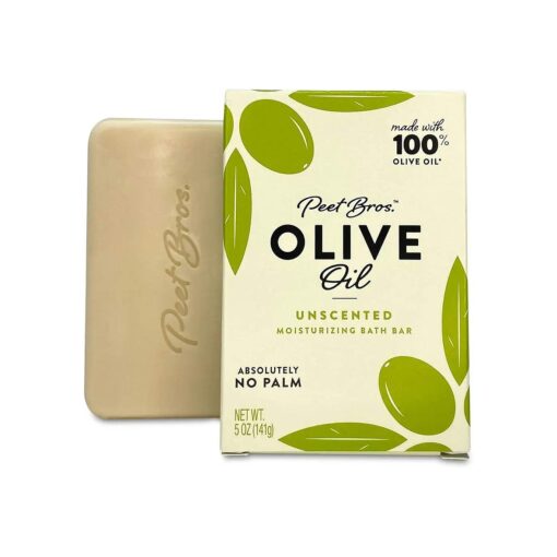 | Olive Oil Moisturizing Bath Soap Bar | Always Palm Oil-Free | 5 oz - Unscented