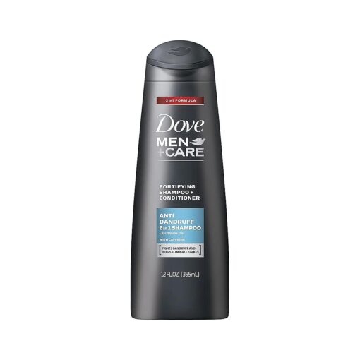 Dove Men+Care 2 in 1 Shampoo and Conditioner, Anti Dandruff, 12 oz