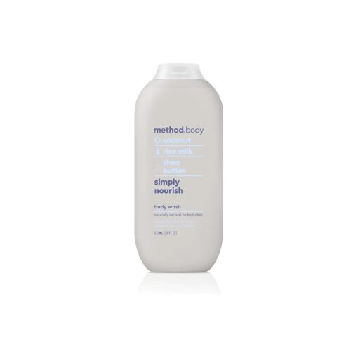 Method Body Wash, Simply Nourish, Paraben and Phthalate Free, Biodegradable Formula, 18 oz ( Pack of 1 )