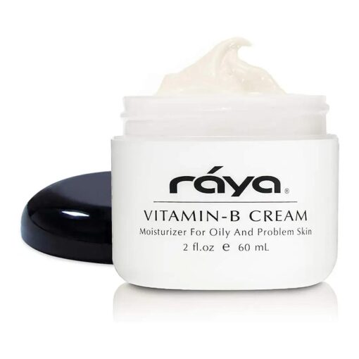 Raya Vitamin-B Cream ( 300 ) | Very Light, Hightly Effective, and Moisturizing Facial Day Cream for Oily, Break-Out, and Problem Skin | Controls Oil Overproduction | Great for Teens