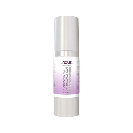 NOW Solutions, Hyaluronic Acid Moisturizer, Smoothing and Toning, Rehydrating to Start Your Day, 2-Ounce