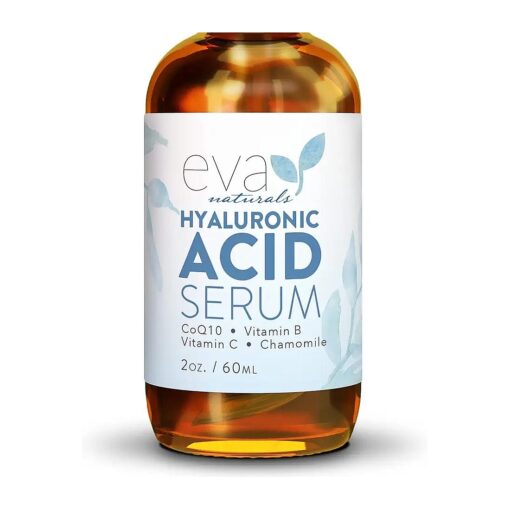 Pure Hyaluronic Acid Serum For Face - Facial Serum - Wrinkles and Fine Lines - Perfect Hydrating Serum for Face and Dry Skin - Pairs with Vitamin C Serum & Retinol Serum ( 2 Oz )