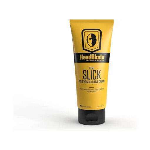 HeadBlade HeadSlick Shave Cream 8 oz for Smooth Headshaving for Bald Men, Helps with Irritation, Redness, & Razor Burn