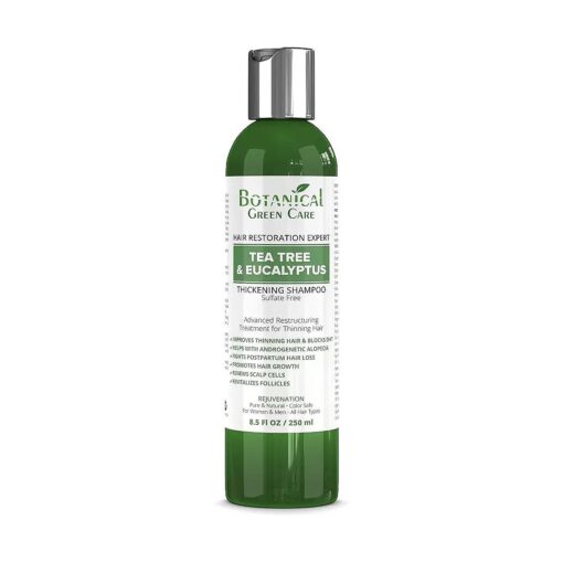 `` Tea Tree & Eucalyptus" Sulfate-Free Caffeine SHAMPOO, Anti-Thinning Shampoo, Thickening Shampoo for Thinning Hair, Hair Loss Shampoo, Thickening Products For Women & Men, Hair Growth Shampoo