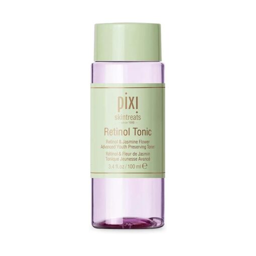 Pixi Retinol Tonic, Smoothing & Firming Facial Toner, Enhanced with Peptides to Boost Collagen Production, Alcohol-Free Daily Rejuvenating Toner, 100 ml / 3.4 fl oz