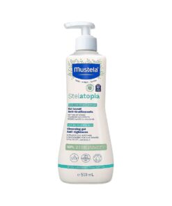 Mustela Stelatopia Eczema-Prone Skin Cleansing Gel - Baby Face & Body Wash with Natural Avocado & Sunflower Oil - Fragrance-Free & Tear Free - Various Sizes