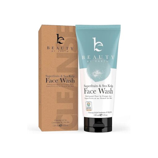 Face Wash - USA Made with Natural & Organic Ingredients, Facial Cleanser for Acne Prone, Combination and Oily Skin, Non Toxic Face Wash for Sensitive Skin, Gentle Face Cleanser for Women & Men