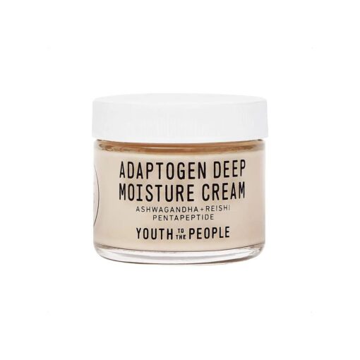 Youth To The People Adaptogen Moisturizer for Sensitive Skin - Anti-Aging Face Cream + Hydrating Moisturizer with Ashwagandha & Reishi Mushroom for Visibly Calmer Skin