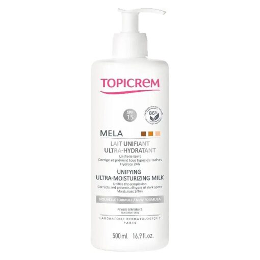 Topicrem MELA Lightening Ultra-Moisturizing Milk 500ml