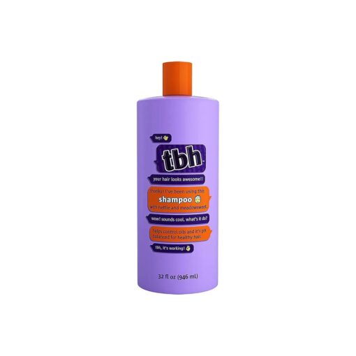 TBH Kids Shampoo - Tween and Teen Shampoo for Oily Hair, Sulfate and Paraben Free Shampoo - 32 oz