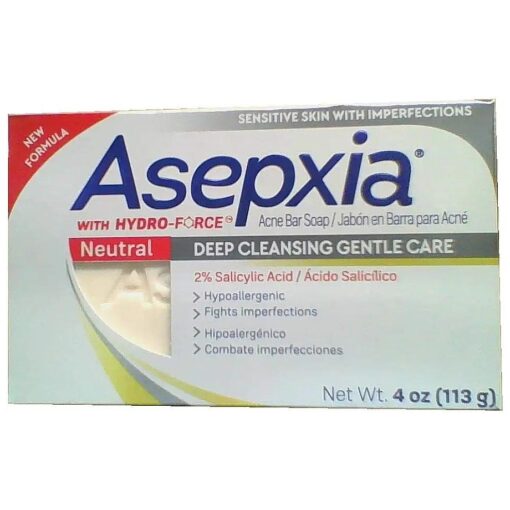 Asepxia Asepxia neutral soap bar 4 ounce, 4 Ounce