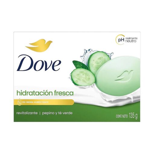 Dove Soap Cucumber & Green Tea 4.75 Ounce / 135g, 4.75 Fl Ounce ( Pack of 8 )