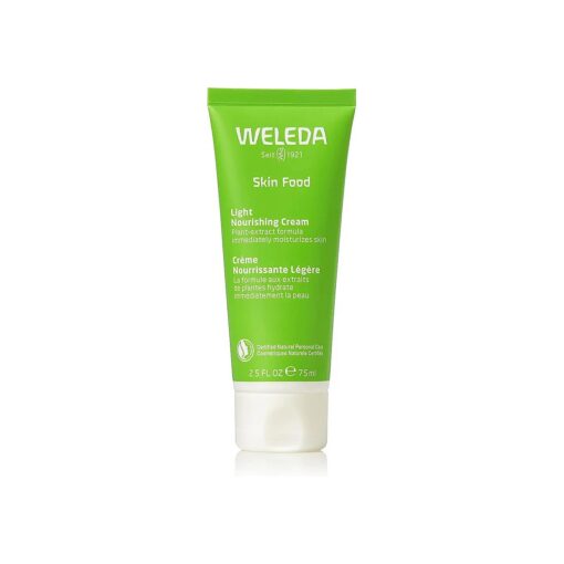 Weleda Skin Food Light Nourishing Body Cream 2.5 Fluid Ounce, Plant Rich Hydrating Moisturizer with Chamomile, Calendula and Pansy