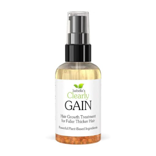 Clearly GAIN, Hair Growth Oil and Thickening Scalp Treatment for Men and Women | Natural Herbal Serum with Castor, Jojoba, Clary Sage, Rosemary, Nettle for Hair Loss, Alopecia, Thinning Hair