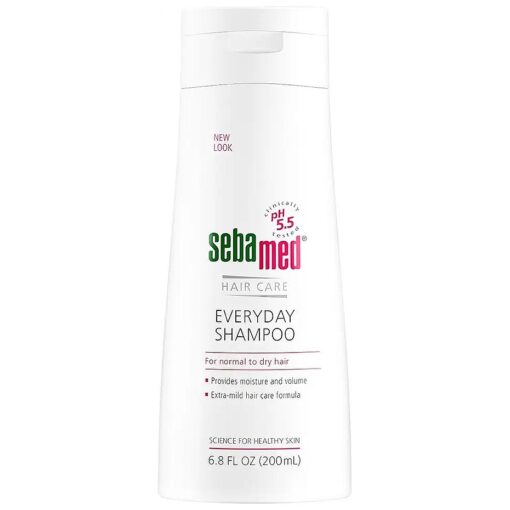 Sebamed Everyday Shampoo For All Hair Types and Sensitive Scalp pH 5.5 for Healthier Looking Hair 6.8 Fluid Ounces ( 200 Milliliters )